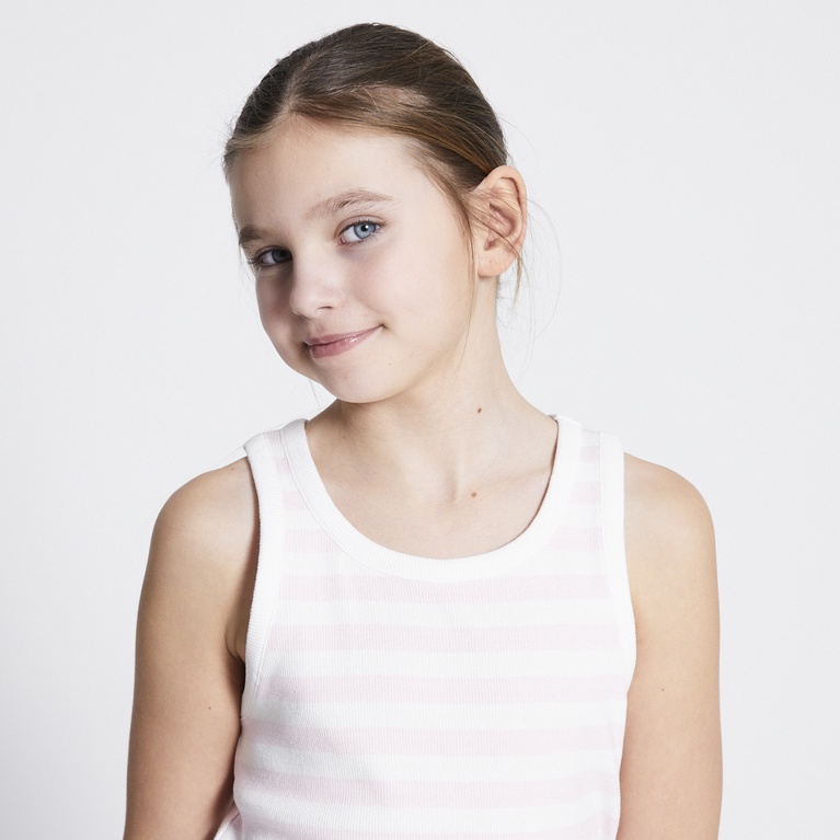 Ribbed tank top "Amalia stripe"